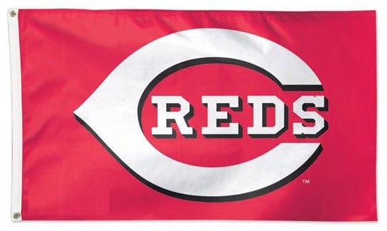 Cincinnati Reds Flag 3x5 Logo 2 Sided heartlandflags