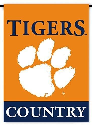 Clemson Tigers Country Garden Flag 2 Sided heartlandflags