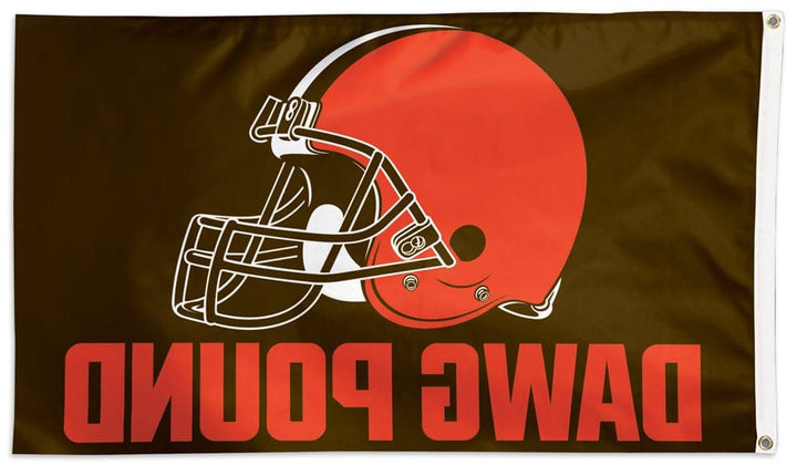 Cleveland Browns Flag 3x5 Dawg Pound Slogan heartlandflags