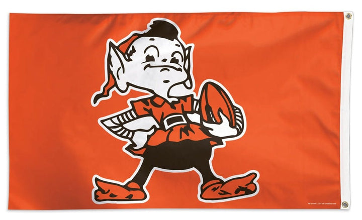 Cleveland Browns Flag 3x5 Elf Vintage Logo heartlandflags