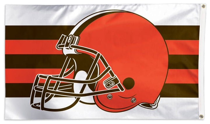 Cleveland Browns Flag 3x5 Helmet Away Stripe heartlandflags