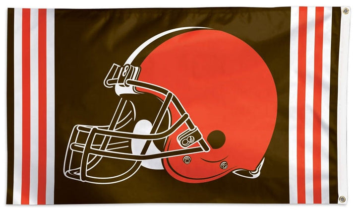 Cleveland Browns Flag 3x5 Vertical Stripe Helmet heartlandflags