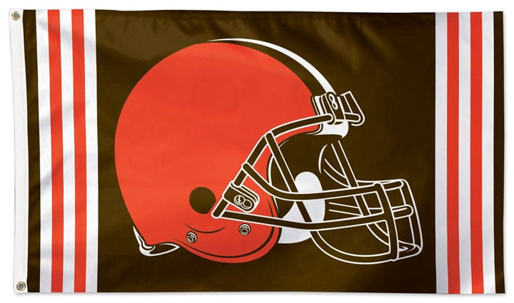 Cleveland Browns Flag 3x5 Vertical Stripe Helmet heartlandflags