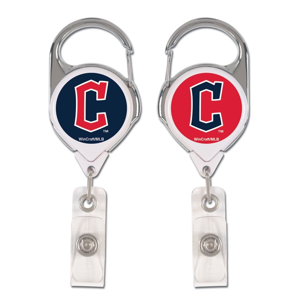 Cleveland Guardians Reel 2 Sided Name Badge Holder heartlandflags