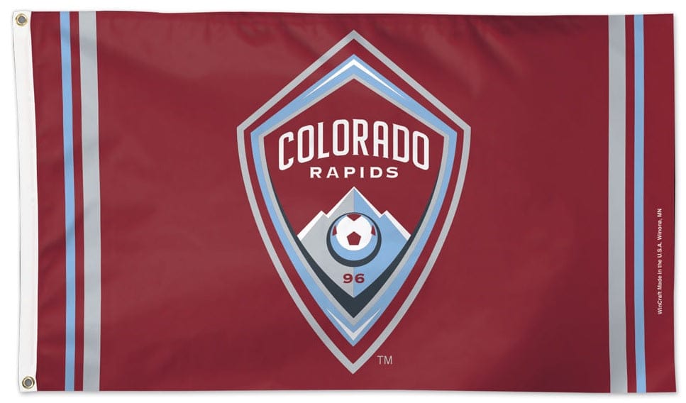 Colorado Rapids Flag 3x5 Soccer MLS heartlandflags