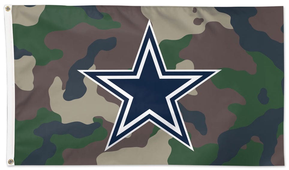 Dallas Cowboys Flag 3x5 Camo Military heartlandflags