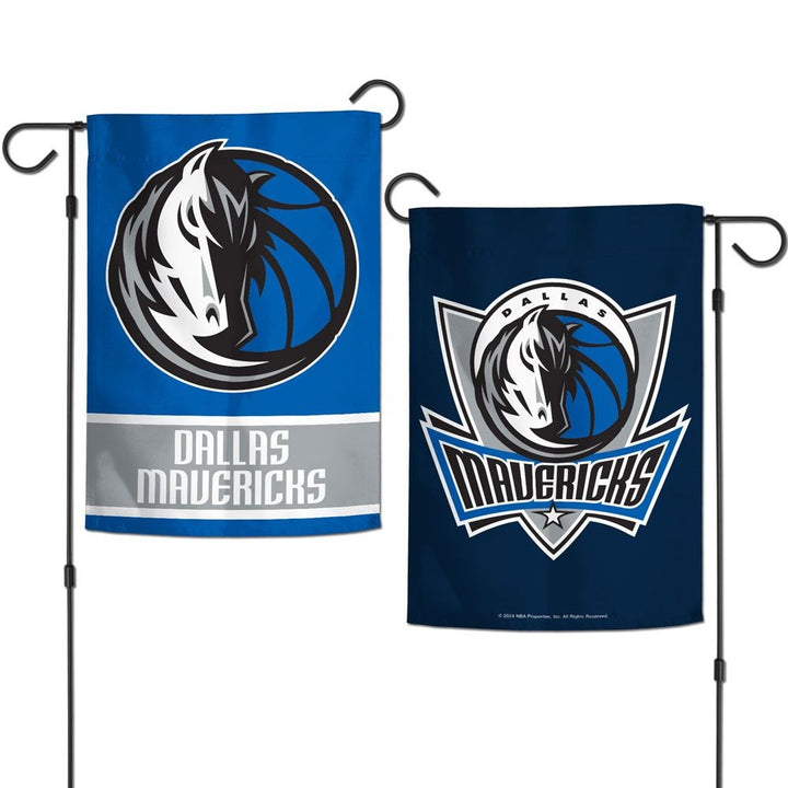 Dallas Mavericks Garden Flag 2 Sided Double Logo heartlandflags