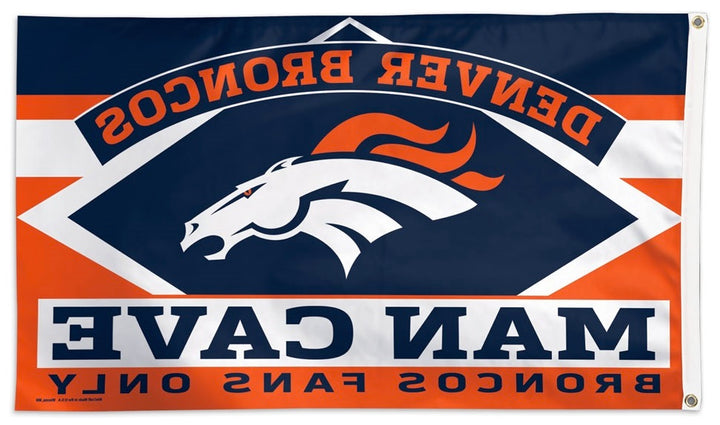 Denver Broncos Flag 3x5 Man Cave heartlandflags