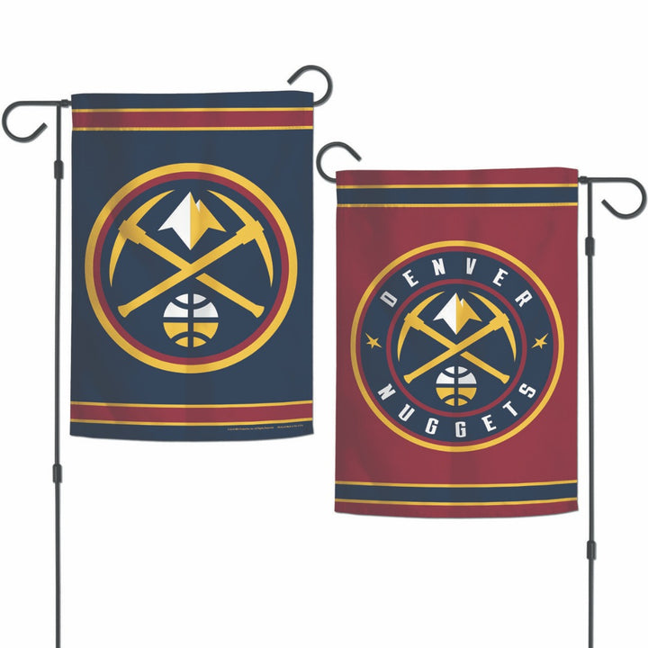 Denver Nuggets Garden Flag 2 Sided heartlandflags