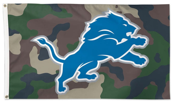 Detroit Lions Flag 3x5 Military Camo heartlandflags