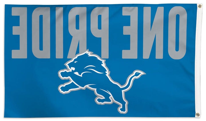 Detroit Lions Flag 3x5 One Pride heartlandflags