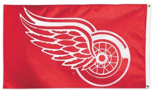 Detroit Red Wings Flag 3x5 Logo Red heartlandflags