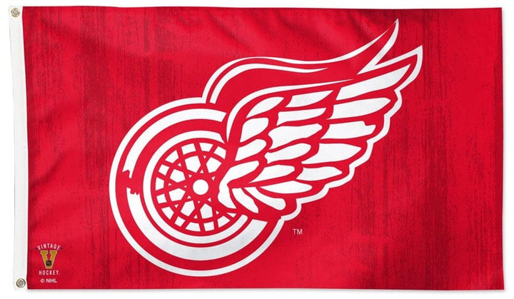 Detroit Red Wings Flag 3x5 Vintage Logo heartlandflags