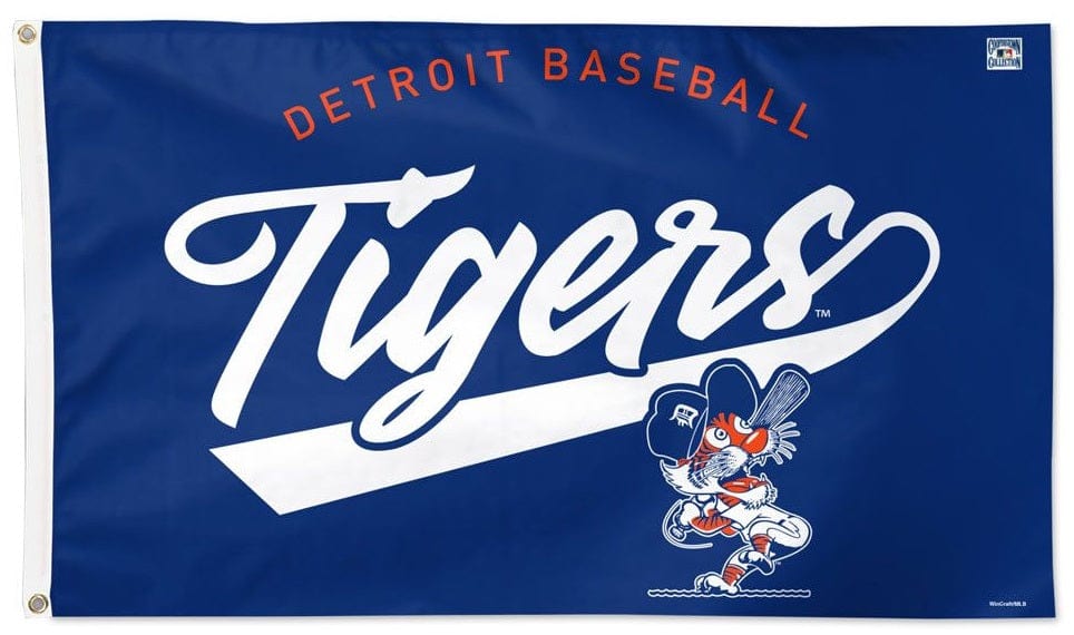 Detroit Tigers Flag 3x5 Cooperstown Collection heartlandflags