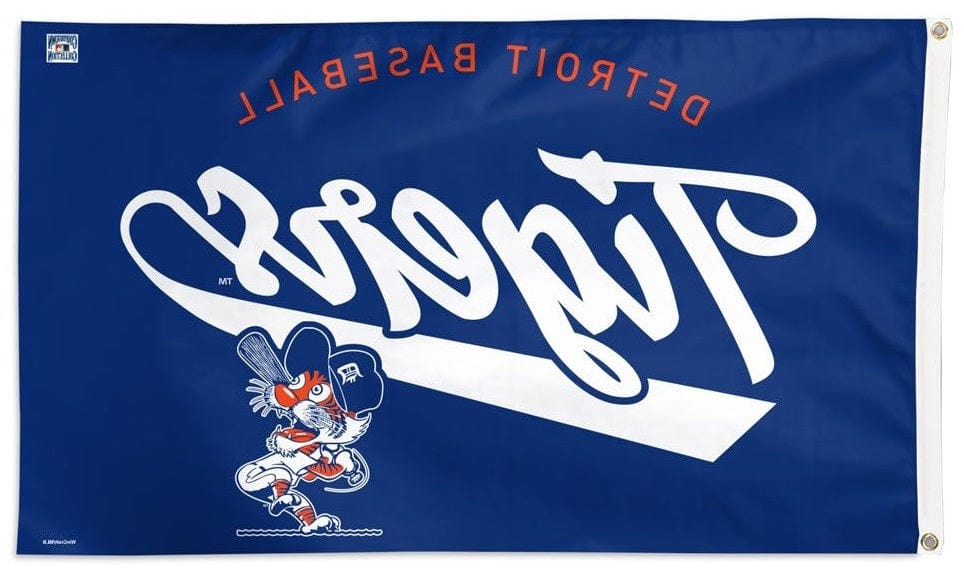 Detroit Tigers Flag 3x5 Cooperstown Collection heartlandflags