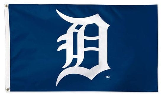 Detroit Tigers Flag 3x5 Logo 2 Sided heartlandflags