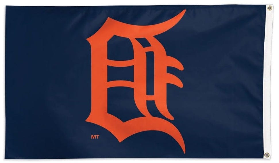 Detroit Tigers Flag 3x5 Orange D Logo heartlandflags