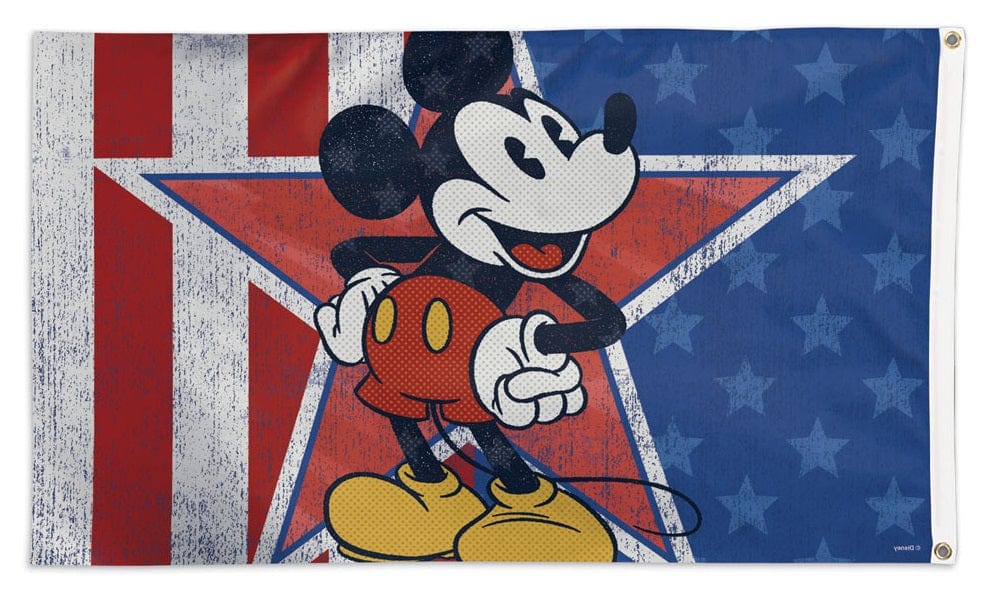 Disney Mickey Mouse Americana 3x5 Flag Patriotic heartlandflags