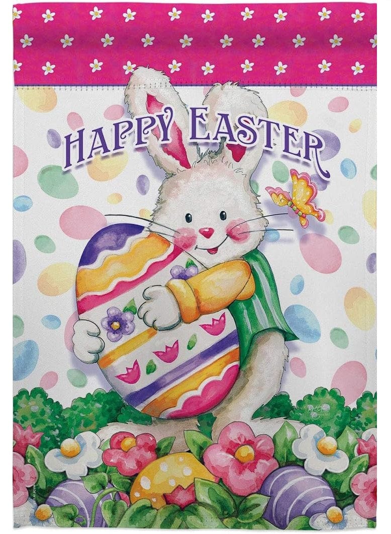 Easter Treats Garden Flag 2 Sided Happy Easter heartlandflags