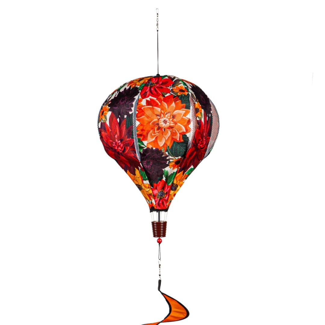 Fall Floral Home Sweet Home Balloon Spinner With Tail heartlandflags