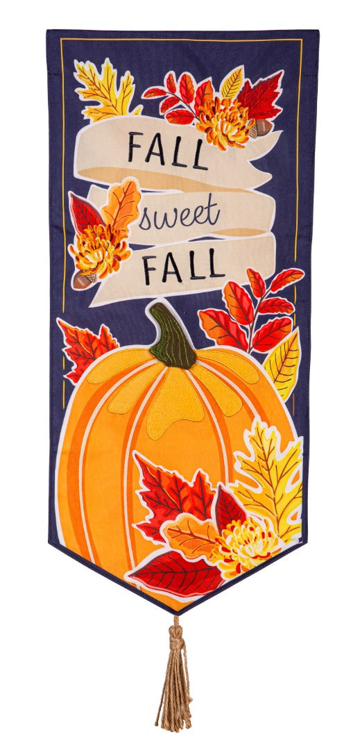 Fall Sweet Fall Long Garden Flag 2 Sided heartlandflags