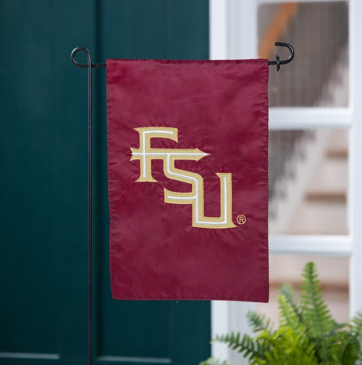 Florida State Seminoles Garden Flag 2 Sided Applique Logo heartlandflags