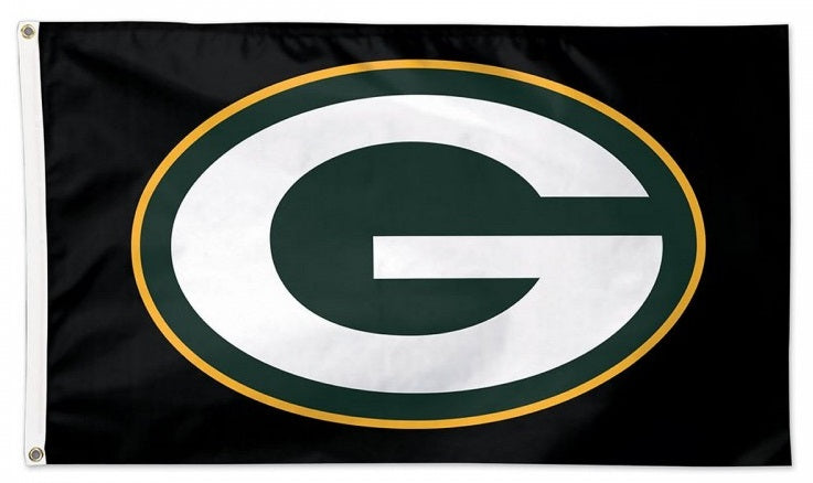 Green Bay Packers Flag 3x5 Black heartlandflags