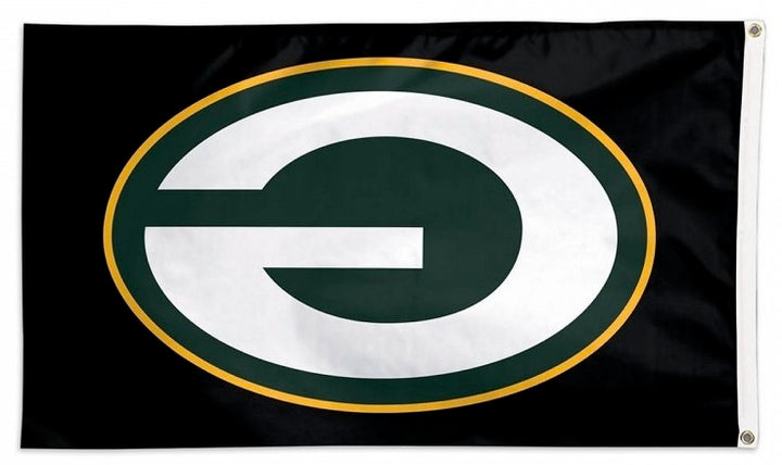 Green Bay Packers Flag 3x5 Black heartlandflags