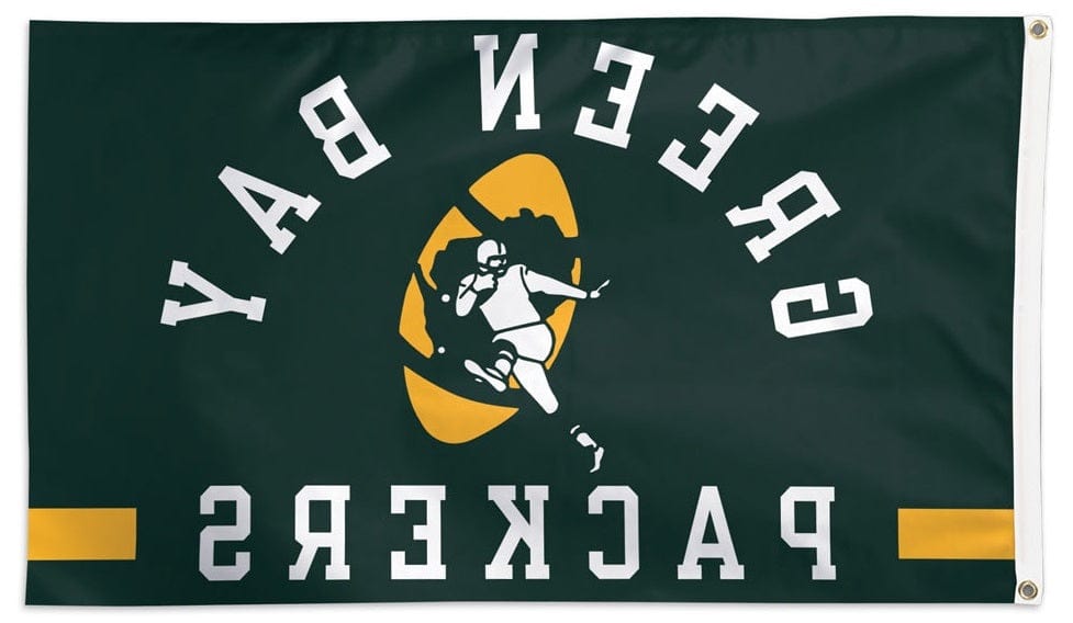 Green Bay Packers Flag 3x5 Classic Logo heartlandflags