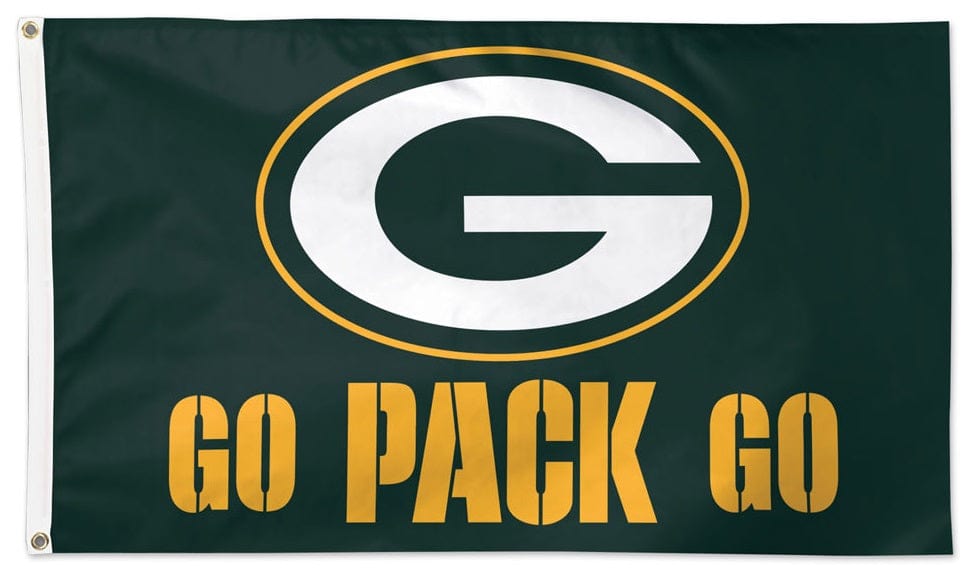 Green Bay Packers Flag 3x5 Go Pack Go heartlandflags