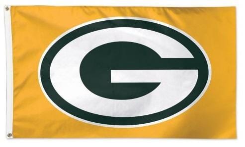 Green Bay Packers Flag 3x5 Yellow 2 Sided heartlandflags