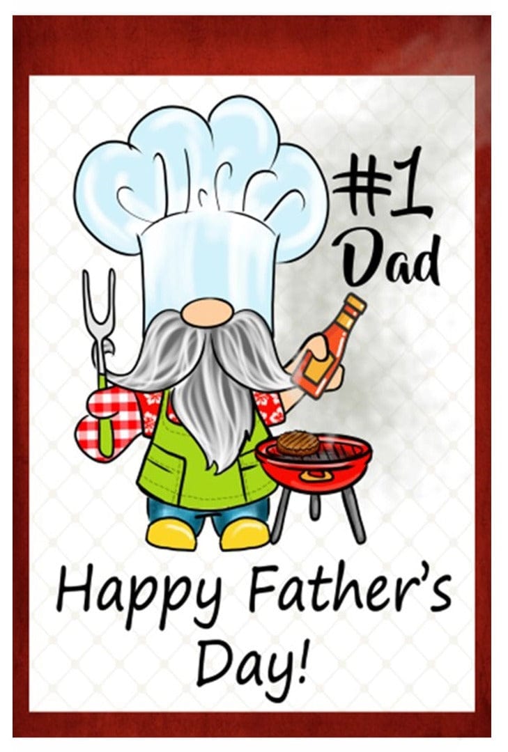 Happy Father's Day Garden Flag 2 Sided Grilling heartlandflags