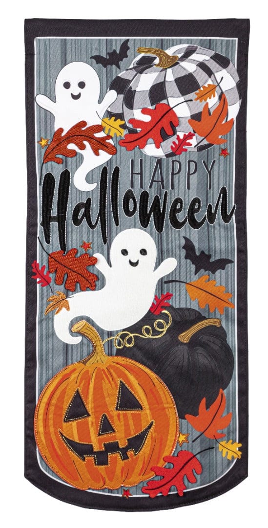 Happy Halloween Long Garden Flag 2 Sided XL heartlandflags