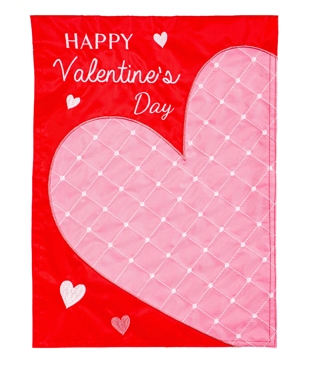 Happy Valentine's Day Big Heart Banner 2 Sided heartlandflags