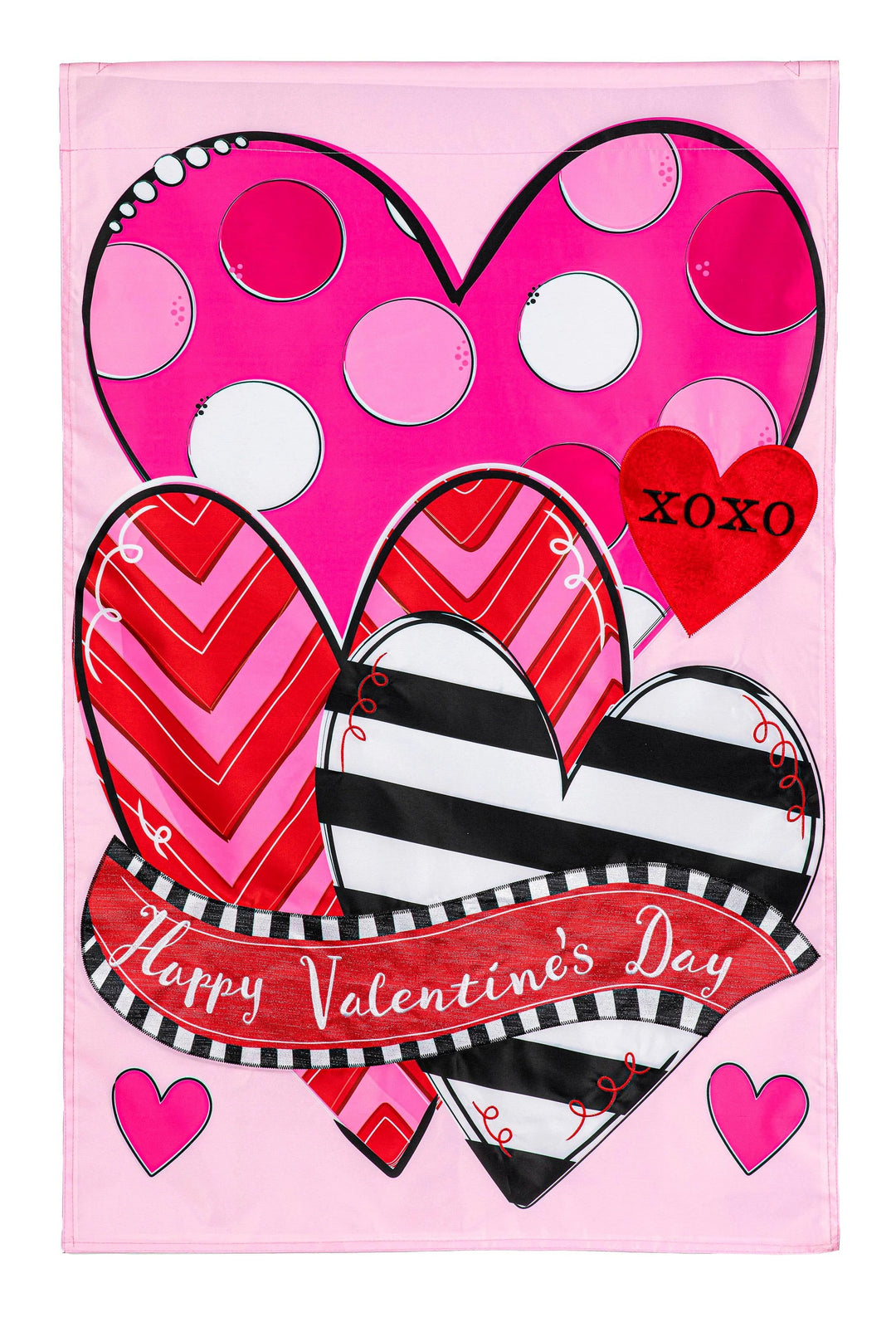 Happy Valentine's Day Sweethearts Banner 2 Sided heartlandflags