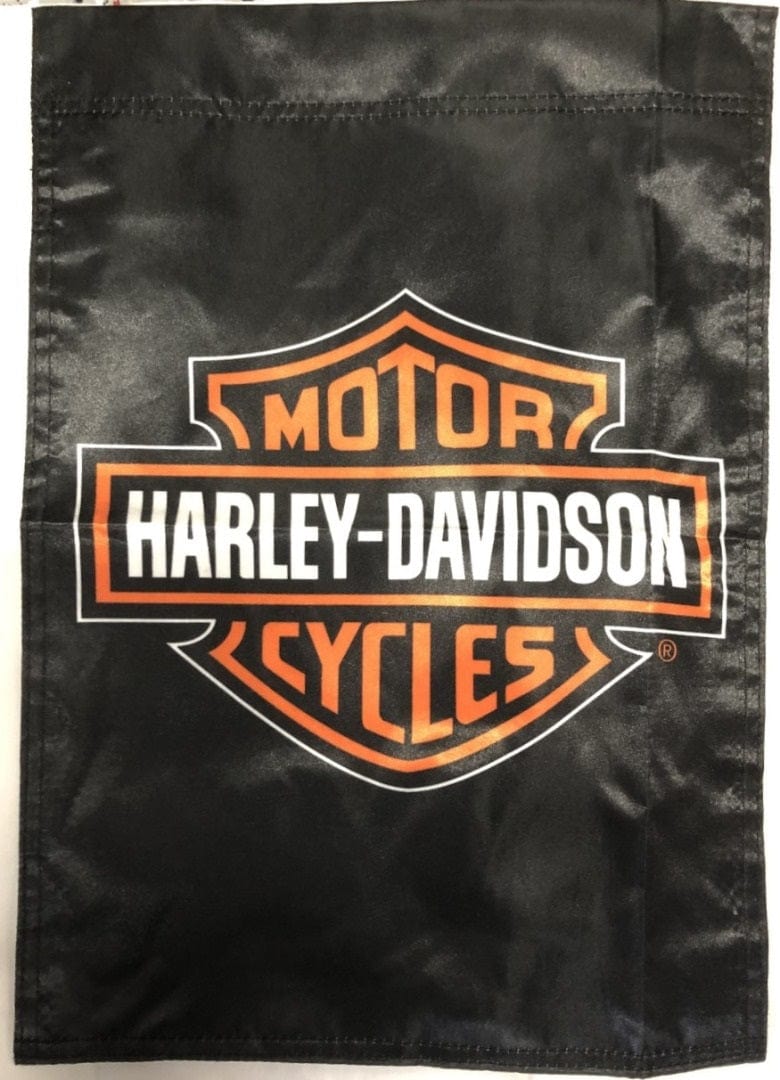 Harley Davidson Banner 2 Sided Black House Flag heartlandflags