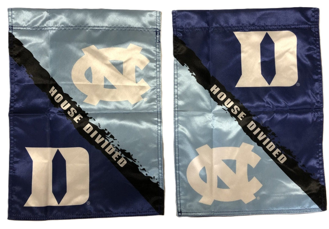 House Divided 2 Sided Garden Flag Duke vs North Carolina heartlandflags