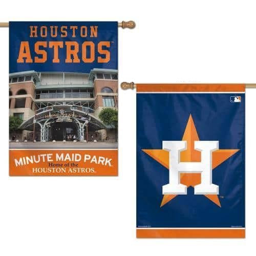 Houston Astros Banner 2 Sided Double Logo