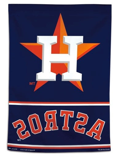 Houston Astros Flag Wordmark House Banner heartlandflags