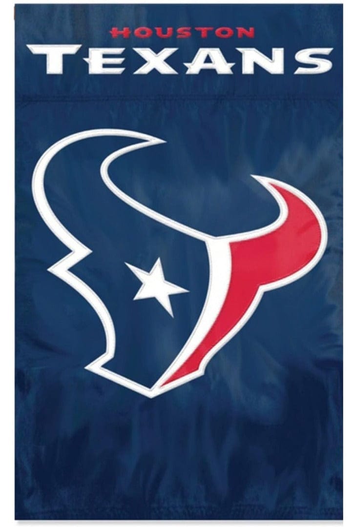 Houston Texans Banner 2 Sided Applique House Flag heartlandflags