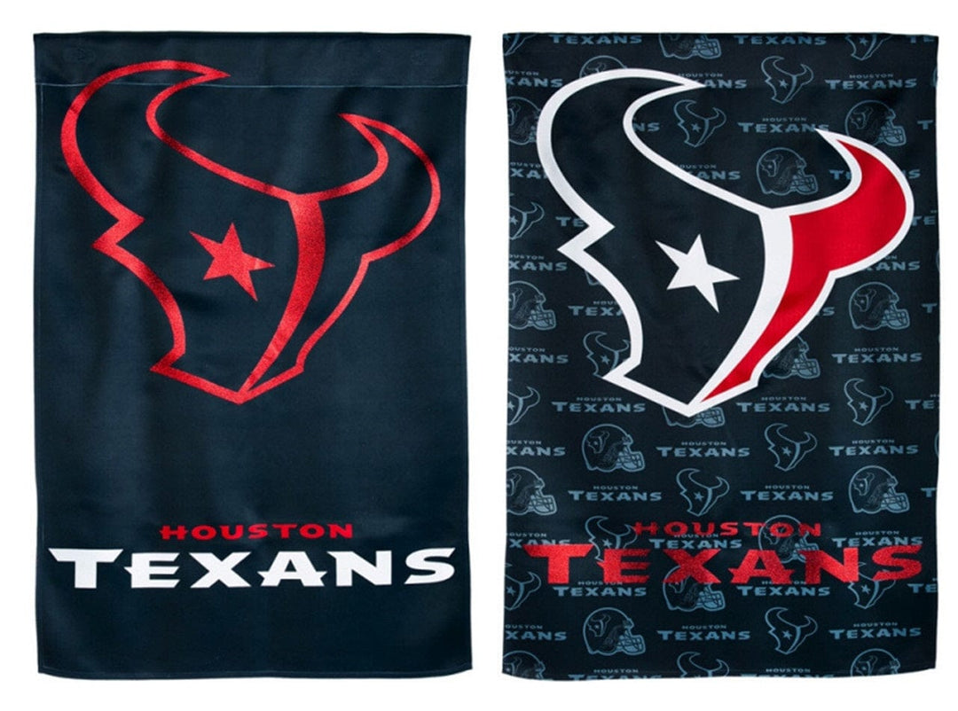 Houston Texans Banner 2 Sided Sparkle House Flag heartlandflags