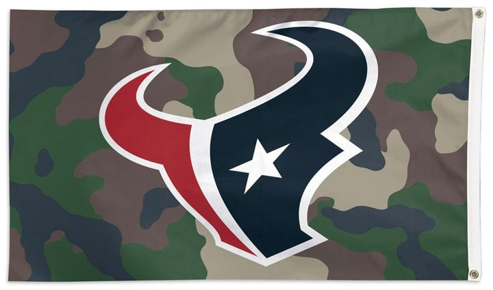 Houston Texans Flag 3x5 Armed Forces Camo heartlandflags