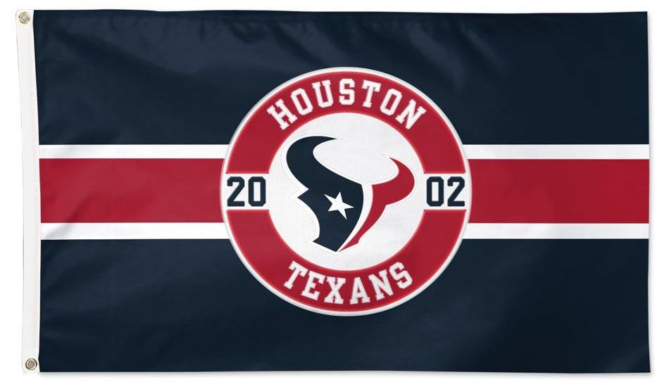 Houston Texans Flag Applique 2 Sided 3x5 heartlandflags