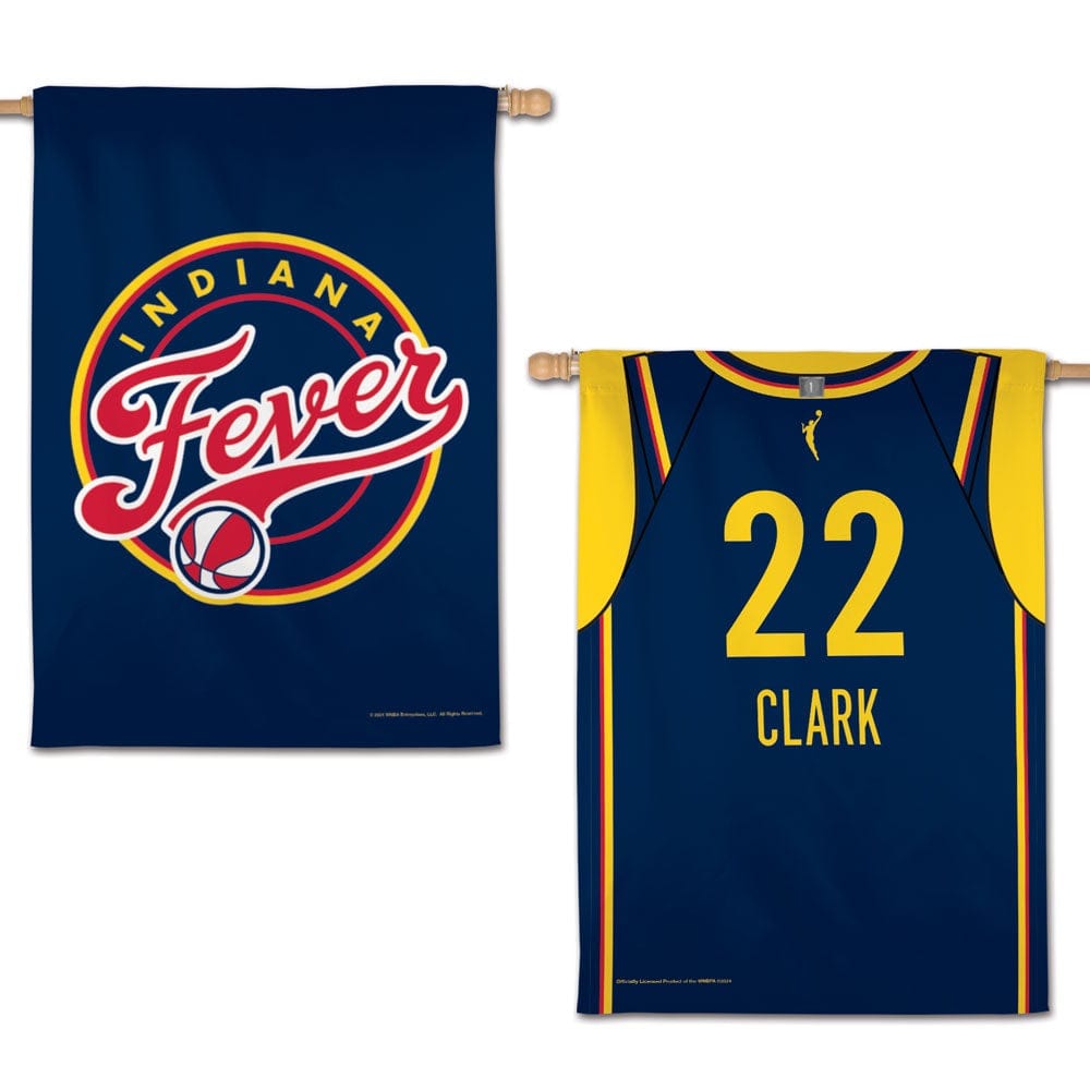 Indiana Fever Banner 2 Sided Caitlin Clark Jersey heartlandflags