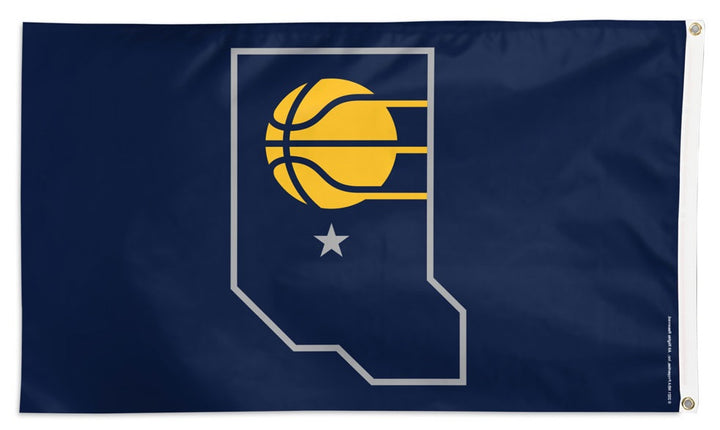 Indiana Pacers Flag 3x5 Alternate Logo heartlandflags