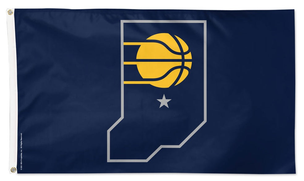 Indiana Pacers Flag 3x5 Alternate Logo heartlandflags