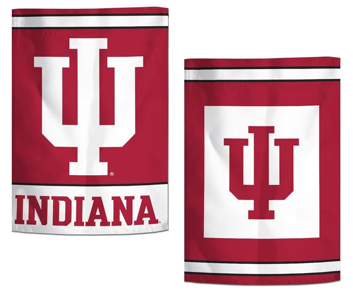 Indiana University Garden Flag 2 Sided Logo heartlandflags