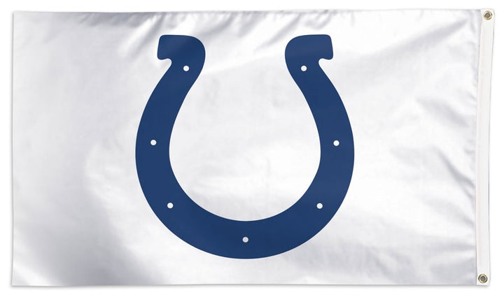 Indianapolis Colts Flag 3x5 White Logo heartlandflags