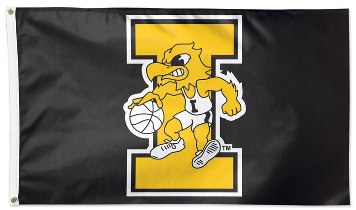 Iowa Hawkeyes Flag 3x5 Basketball Logo heartlandflags