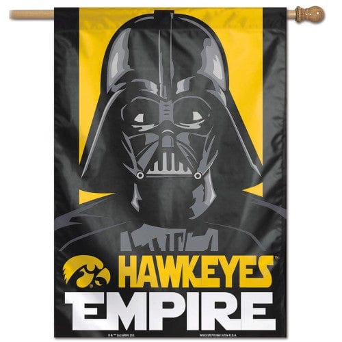 Iowa Hawkeyes Star Wars Banner Flag Darth Vader heartlandflags